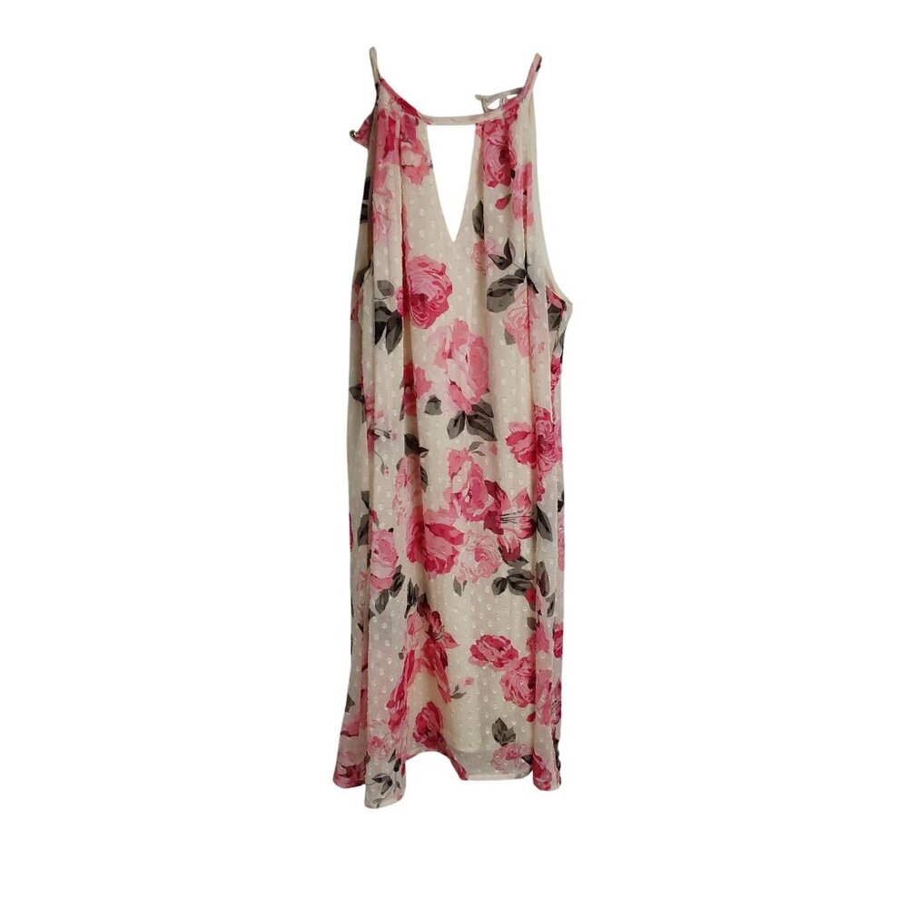 Candie's floral midi halter dress, size small